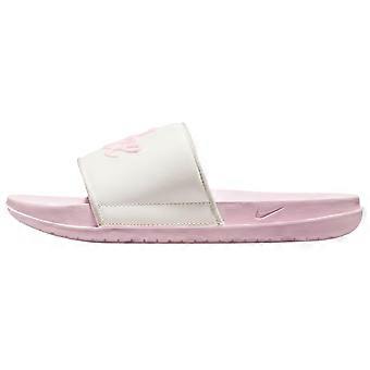 Nike Offcourt Rutschfeste Pantoletten Unisex Weiß Hellrosa FQ7646-104