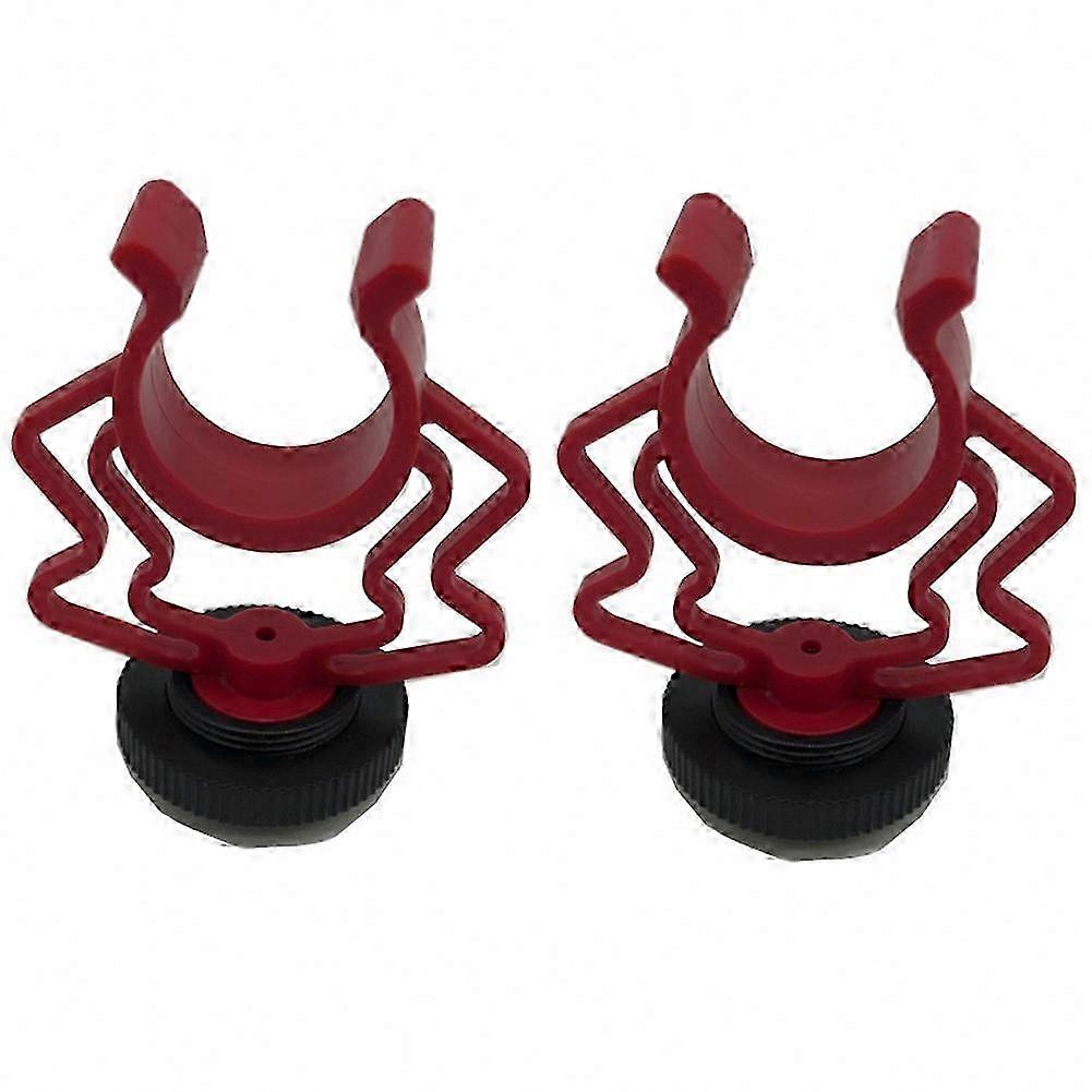 Universal Wavy Shock Mount Adapter 2PCS, Plastic Microphone Bracket Replacement Compatible with Boya By-mm1