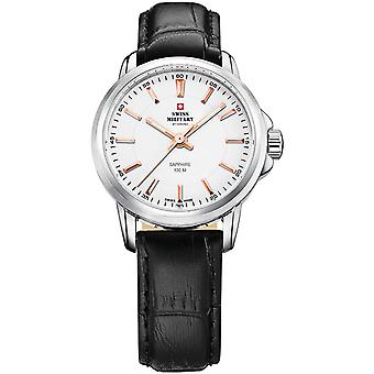 Swiss Military Swiss Quartz Analog Woman Watch with Cowskin Bracelet SM34040.07