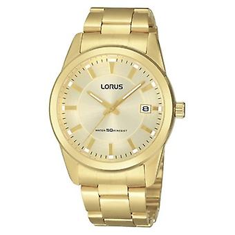 Lorus horloges Quartz analoge mannen horloge met RXH88HX9 roestvrijstalen armband