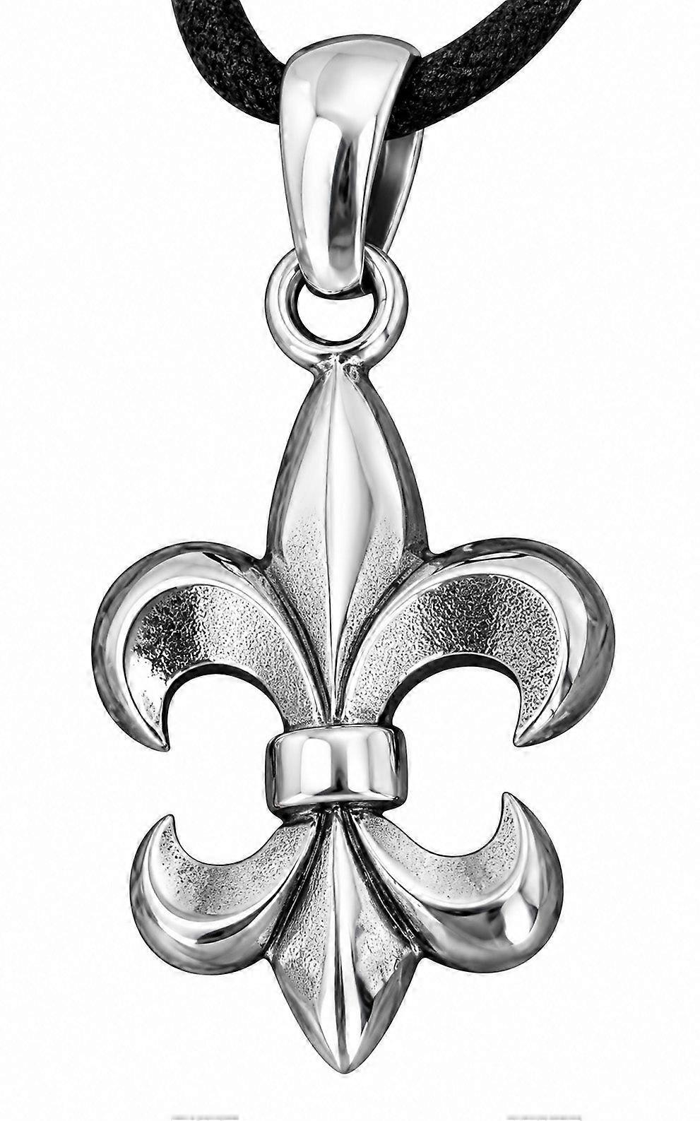 Pendant 40 Fleur-de-lis - Silver