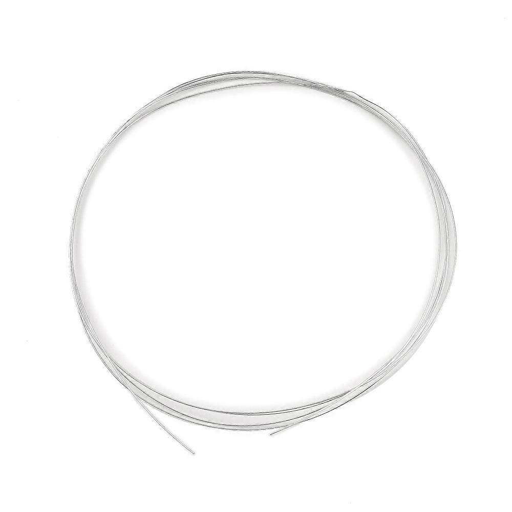 925 Sterling Silver Wire Round Silver 24 Gauge(0.5mm)