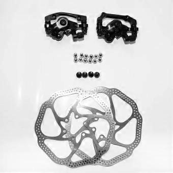Bike Disc Brake Kit Including Front and Rear Caliper 160mm Rotor for Mountain Bike
