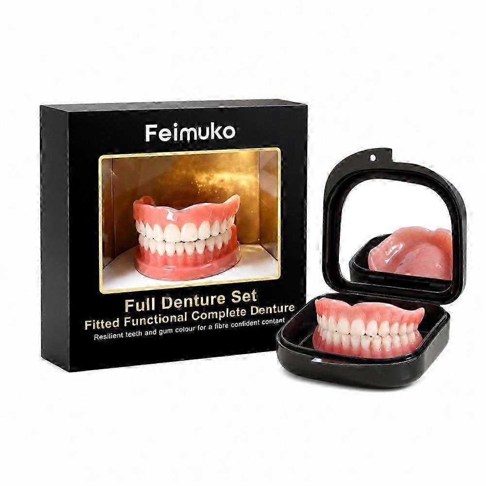 Realistic Ergonomic Full Denture Set