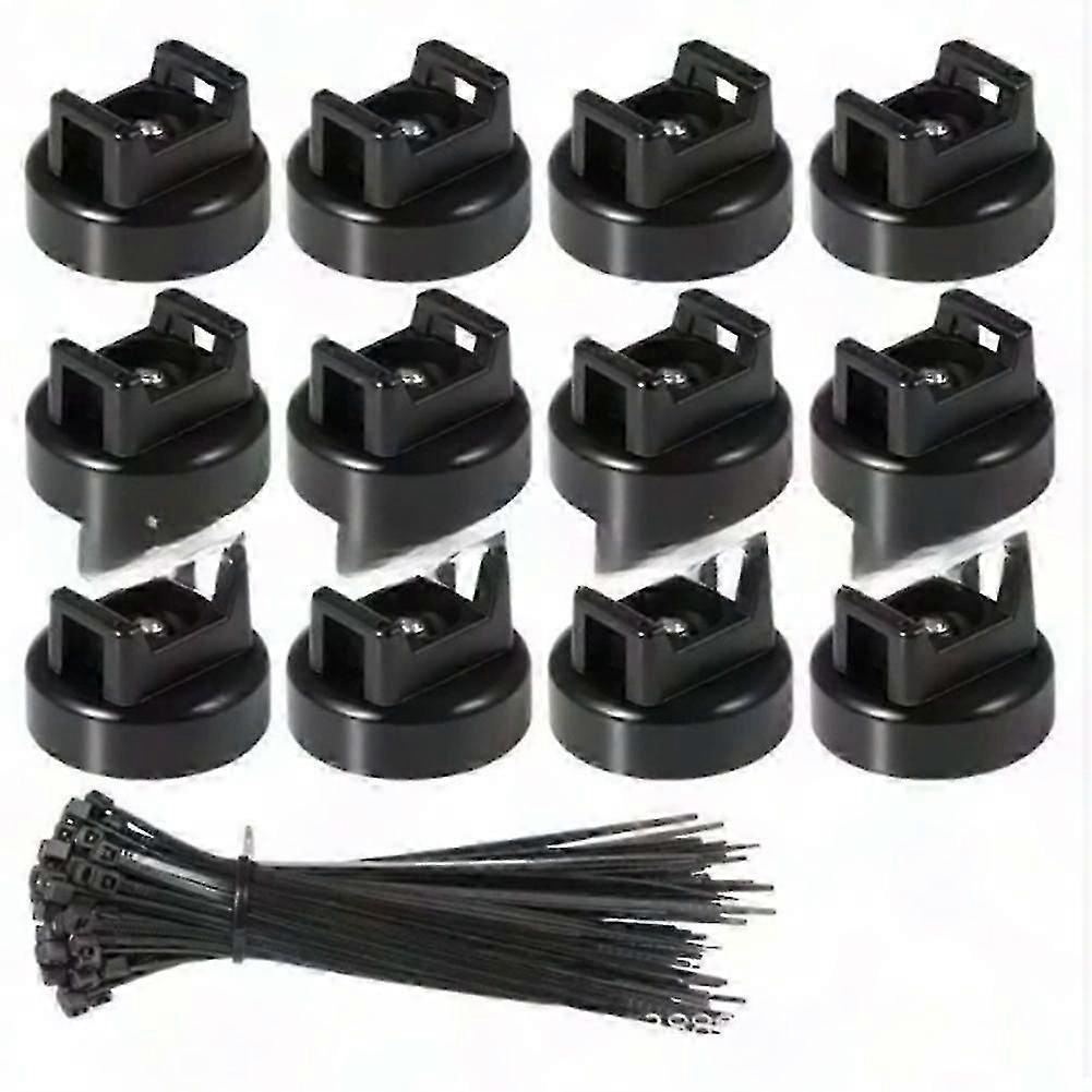 12PCS Reusable Magnetic Zip Tie