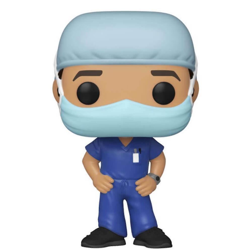 Pop! Heroes 最前線作業員男性 #1 パープル Funko Pop! コレクタブルビニールフィギュア