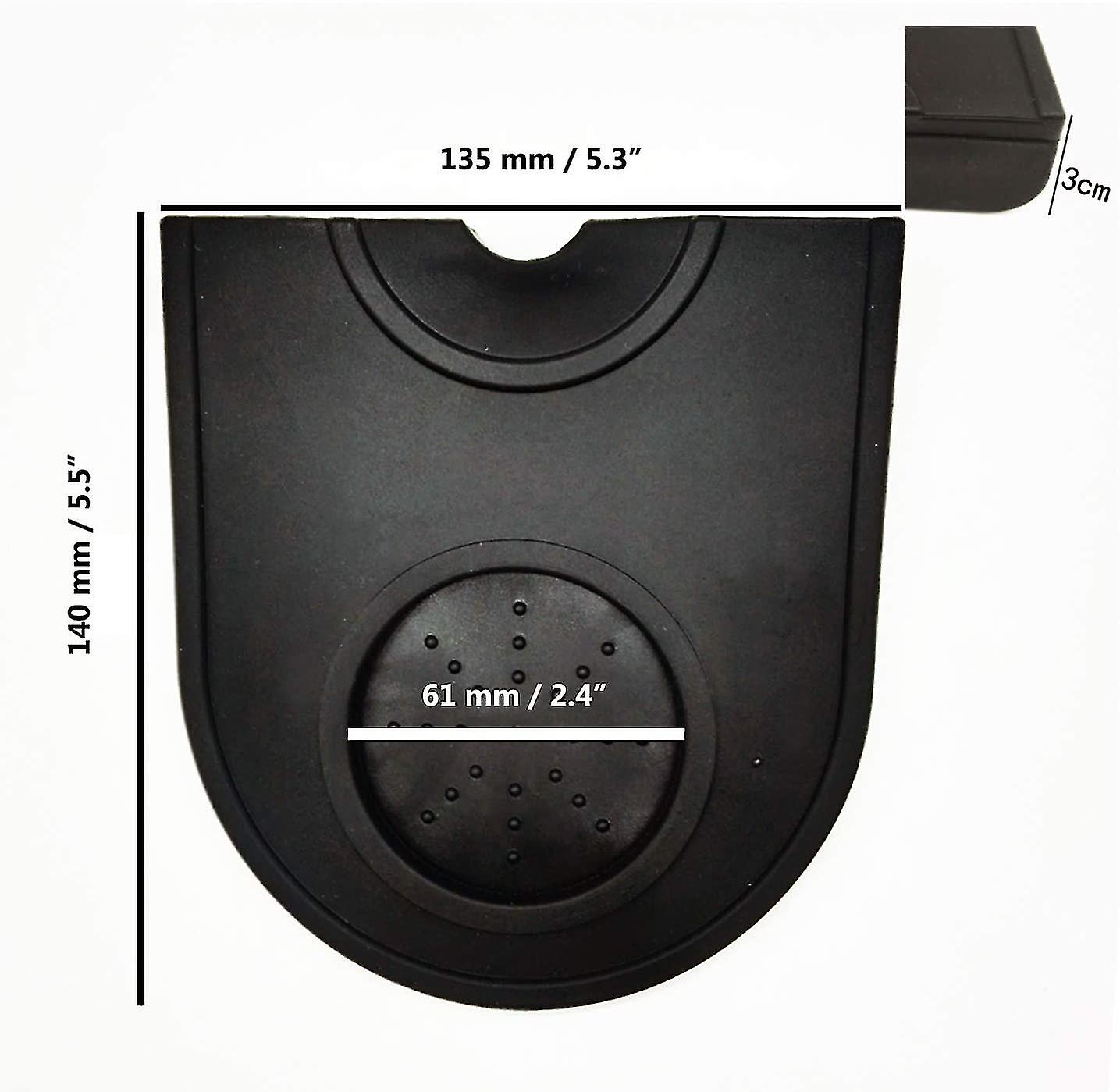 Coffee Tamper Mat Silicone Corner Tamping Mat (small)