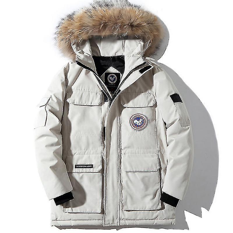 Men's Warm Fleece Lining Hooded Jacket