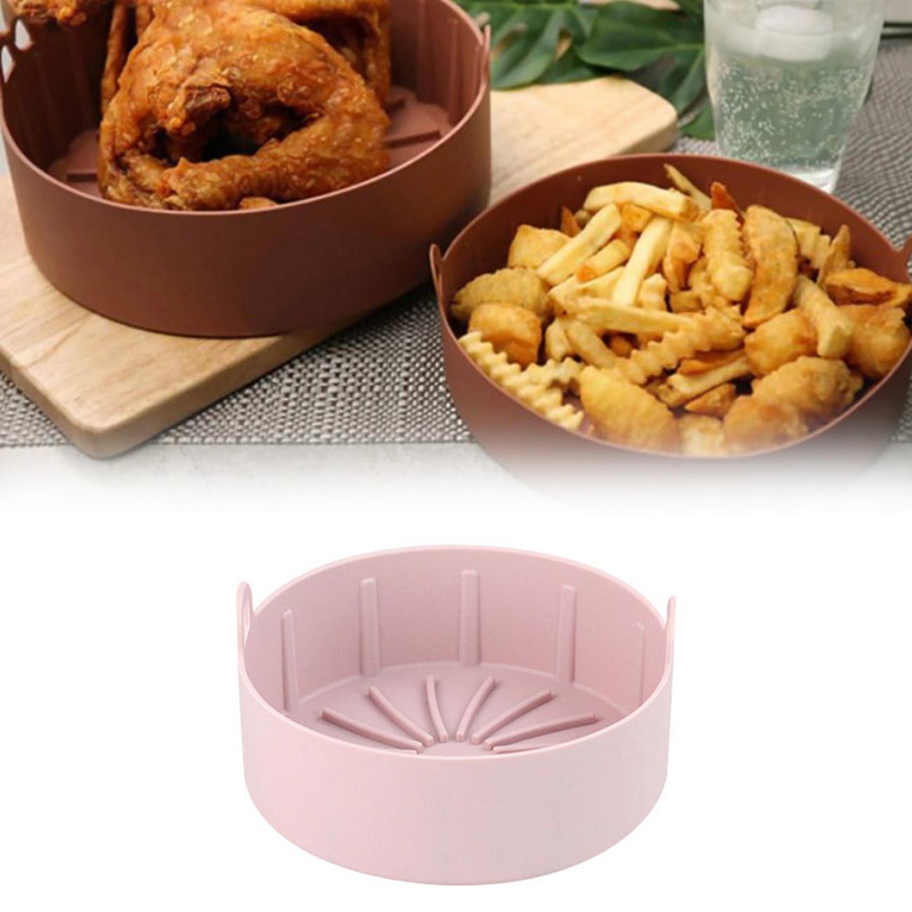 Non-stick Silicone Pot Multifunctional Air Fryers Bread Fried Baking Tray