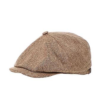Stetson Silk Herringbone Hatteras Cap