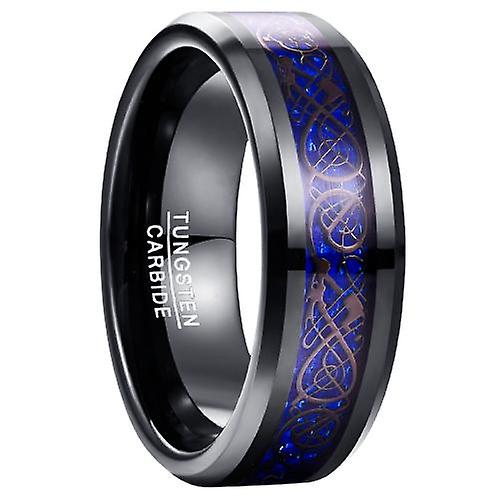 Men's 8mm Tungsten Carbide Ring