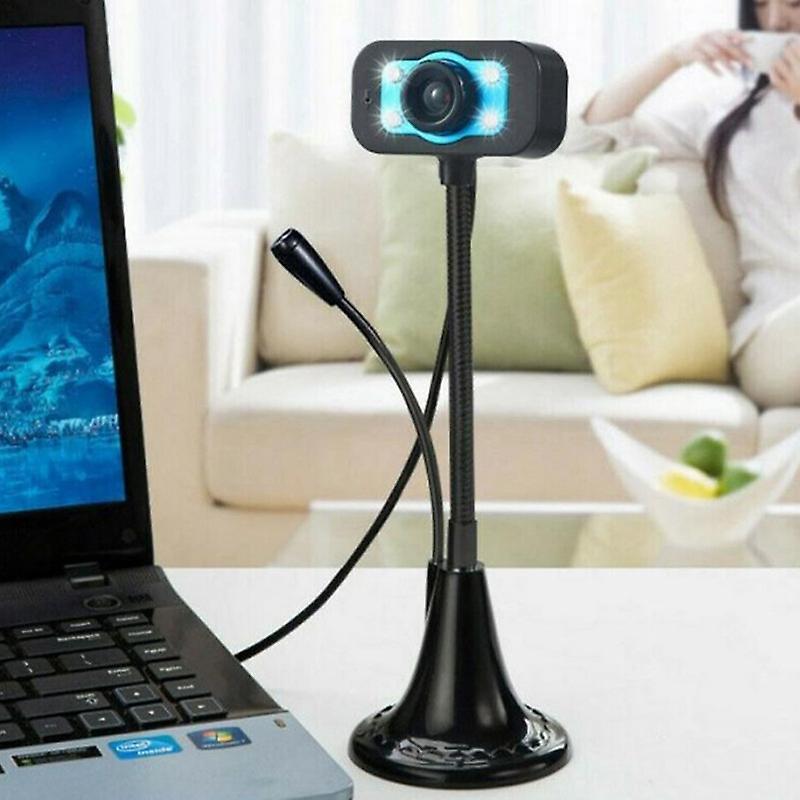 Usb 2.0 Hd Web Cam Camera Webcam With Microphone For Computer Pc Laptop Us