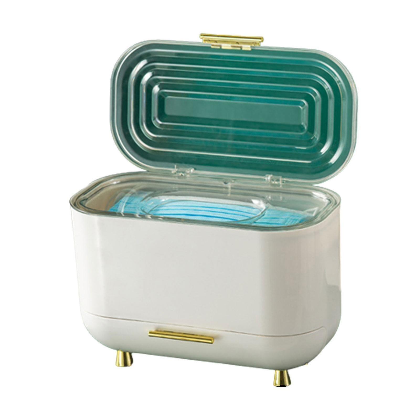 Plastic Tissue Face Mask Dispenser Box Versatile Refillable Tissue Box For Automotives Bars Office