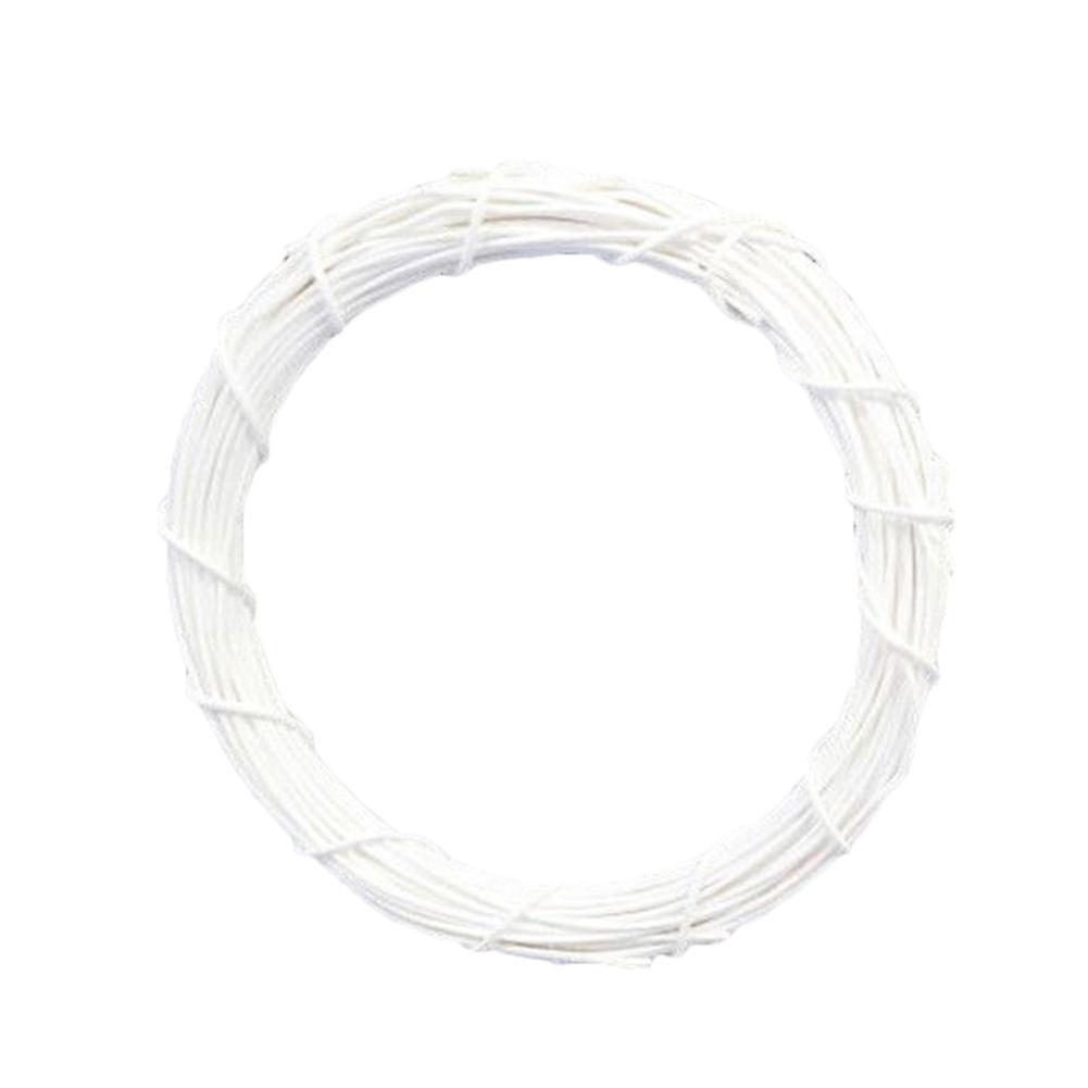 Solid Color Rattan Round Wreath Hoop Hanging Door Wall Wedding Christmas Decor