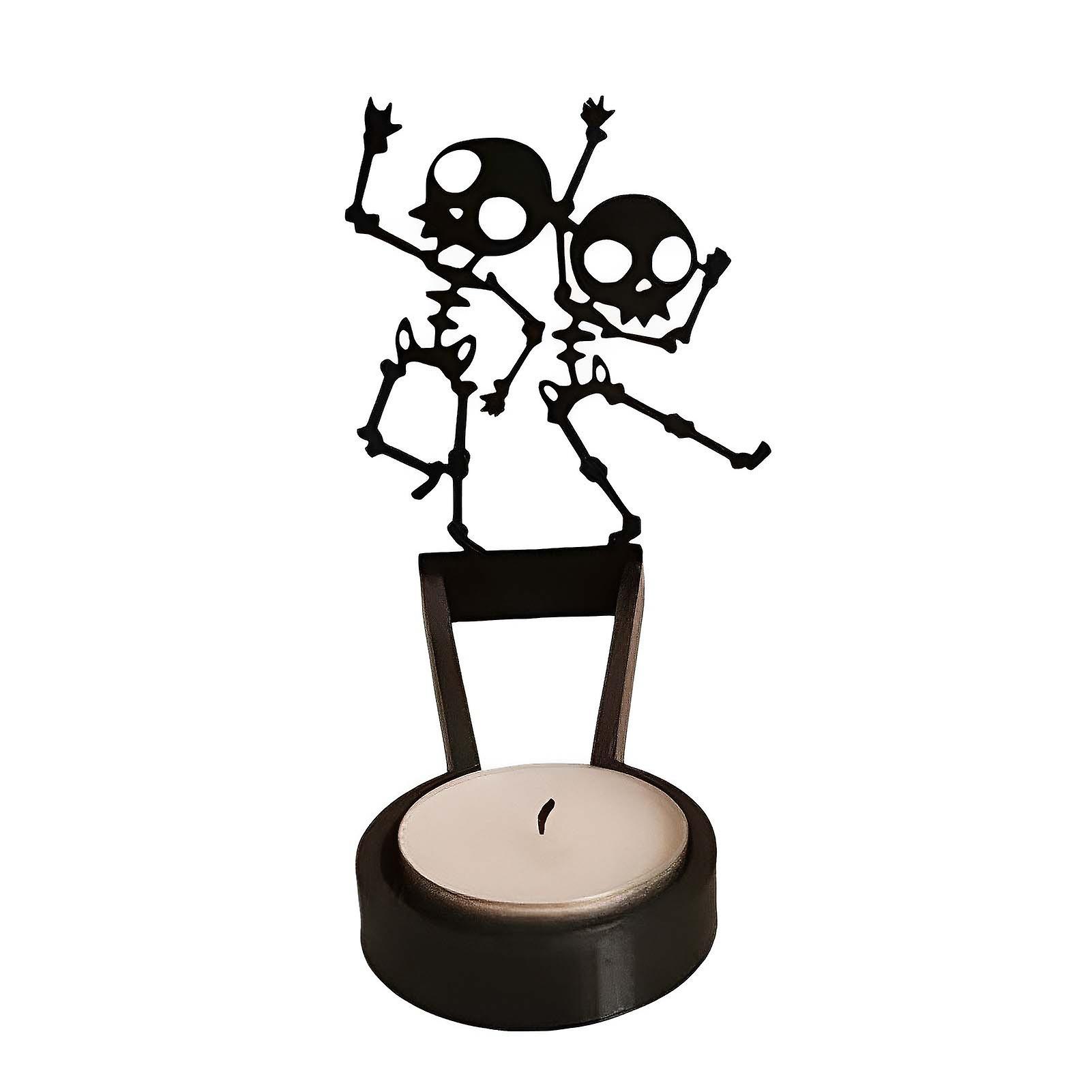 Funny Shadow Candle Holders Candleholder Tabletop Decorative Tealight For Dining Table Decor