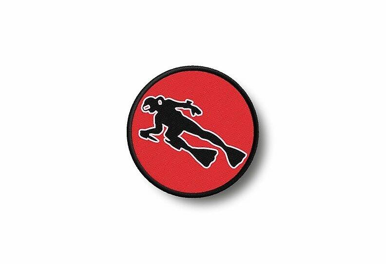 Patch Badge Badge Badge Ecusson Brode Prints Thermocollant Diver Scuba Diver
