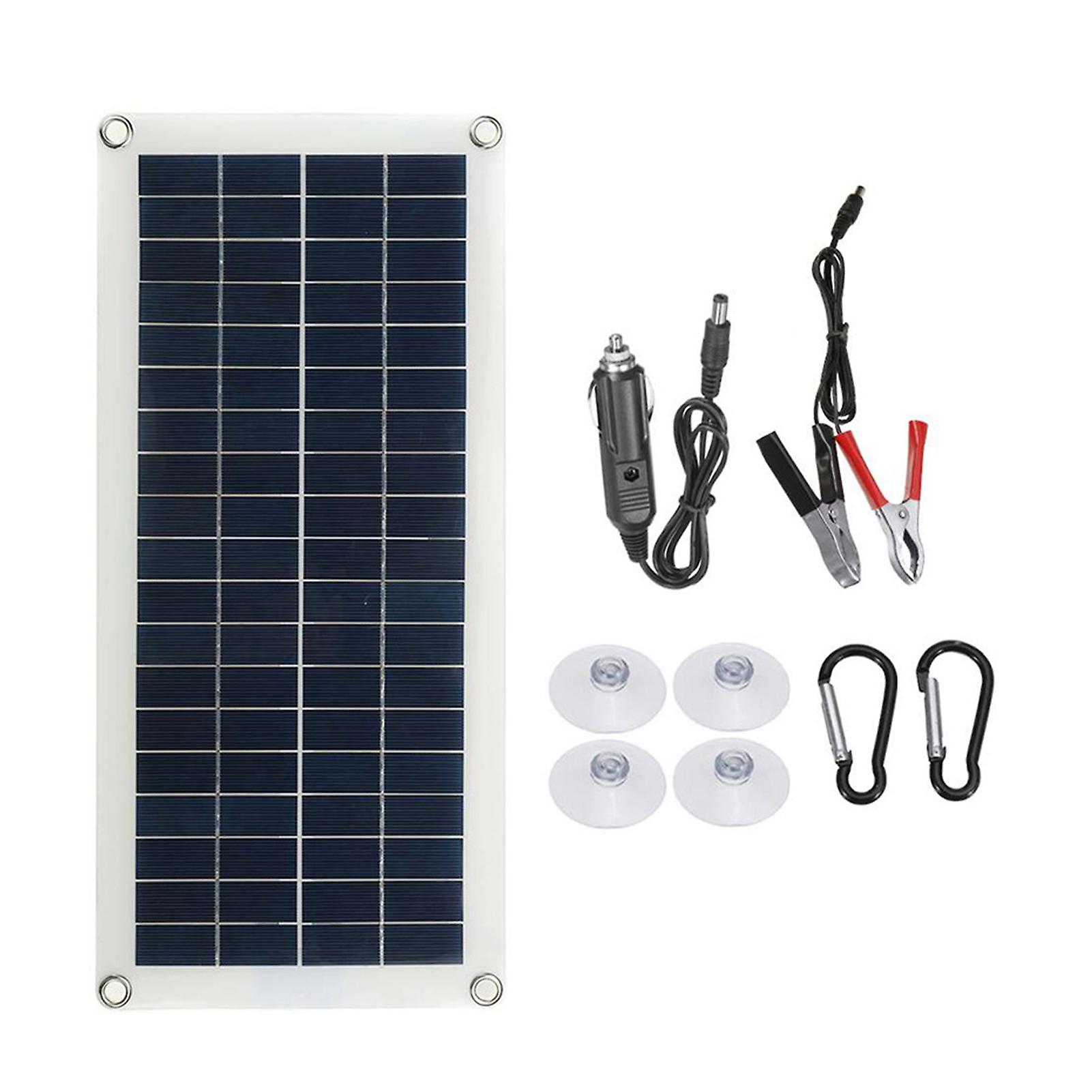 Portable Flexible Solar Panel Kit 300w 12/24v Switch Usb Charging Interface Solar Board With Controller Waterproof Solar Cells