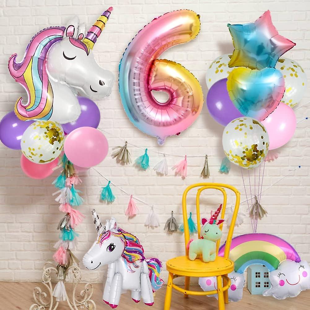 Magical Unicorn Palloncini In Lattice Rosa – 6 Pezzi Da 27,5 Cm, Con Valvola, Per Feste E Decorazioni - 3