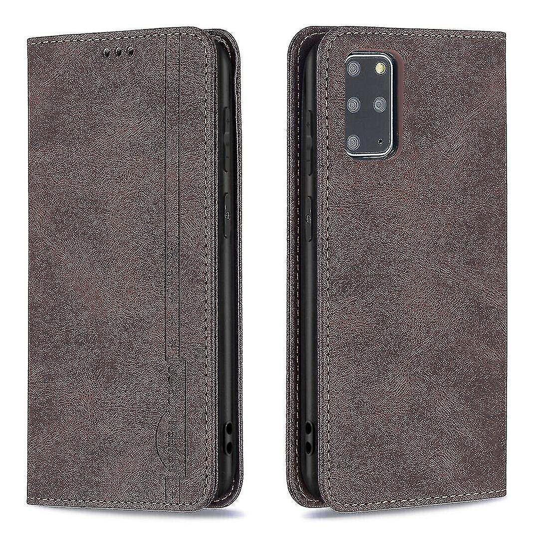 Compatible Samsung Galaxy S20 Plus Case Wallet Magnetic Closure Foldable Protective Anti-theft Brush