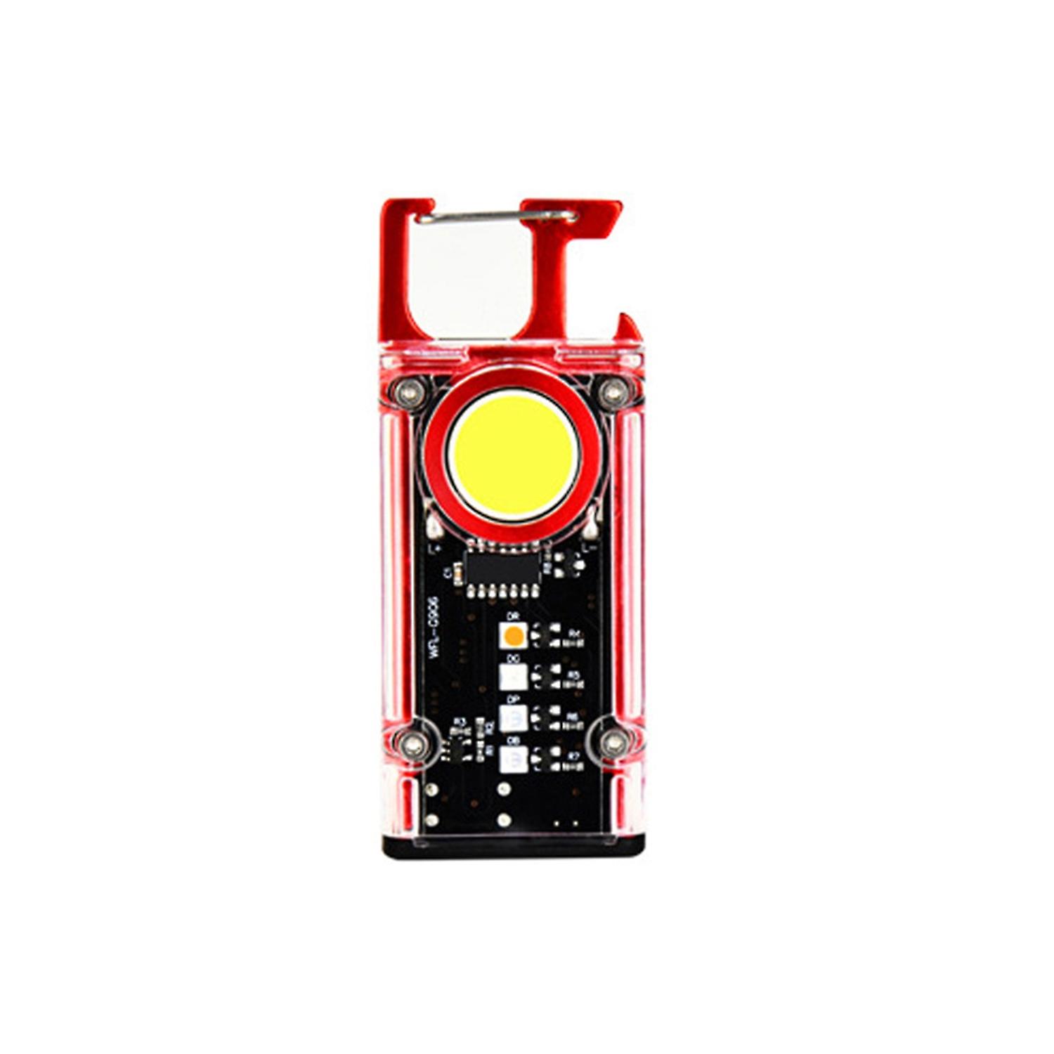 LED Flashlight High Brightness Compact Size Multiple Lighting Modes Rechargeable with Bottle Opener