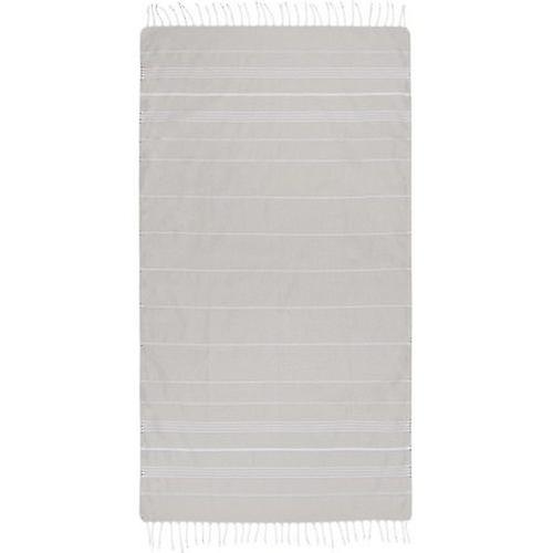 Anna Hammam Striped Cotton Beach Towel