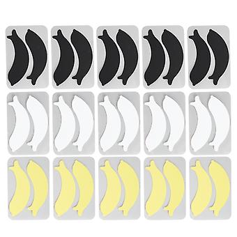 15Pair Eyelash Extension Patches 3 Colors Reusable Silicone Soft Elastic Eyelash Extension Pads for Eyelash Stores