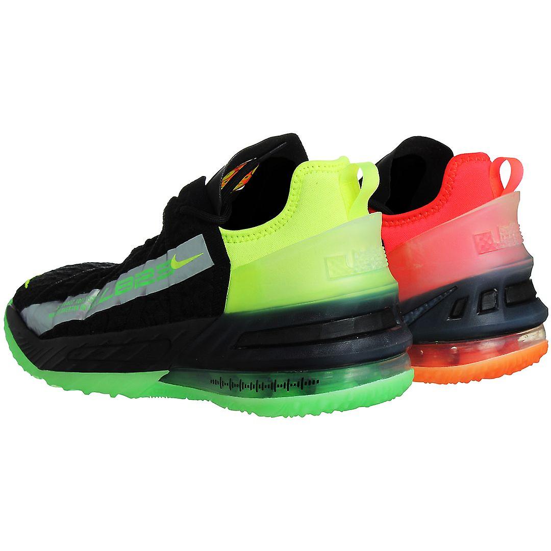 lebron 18 orange and green