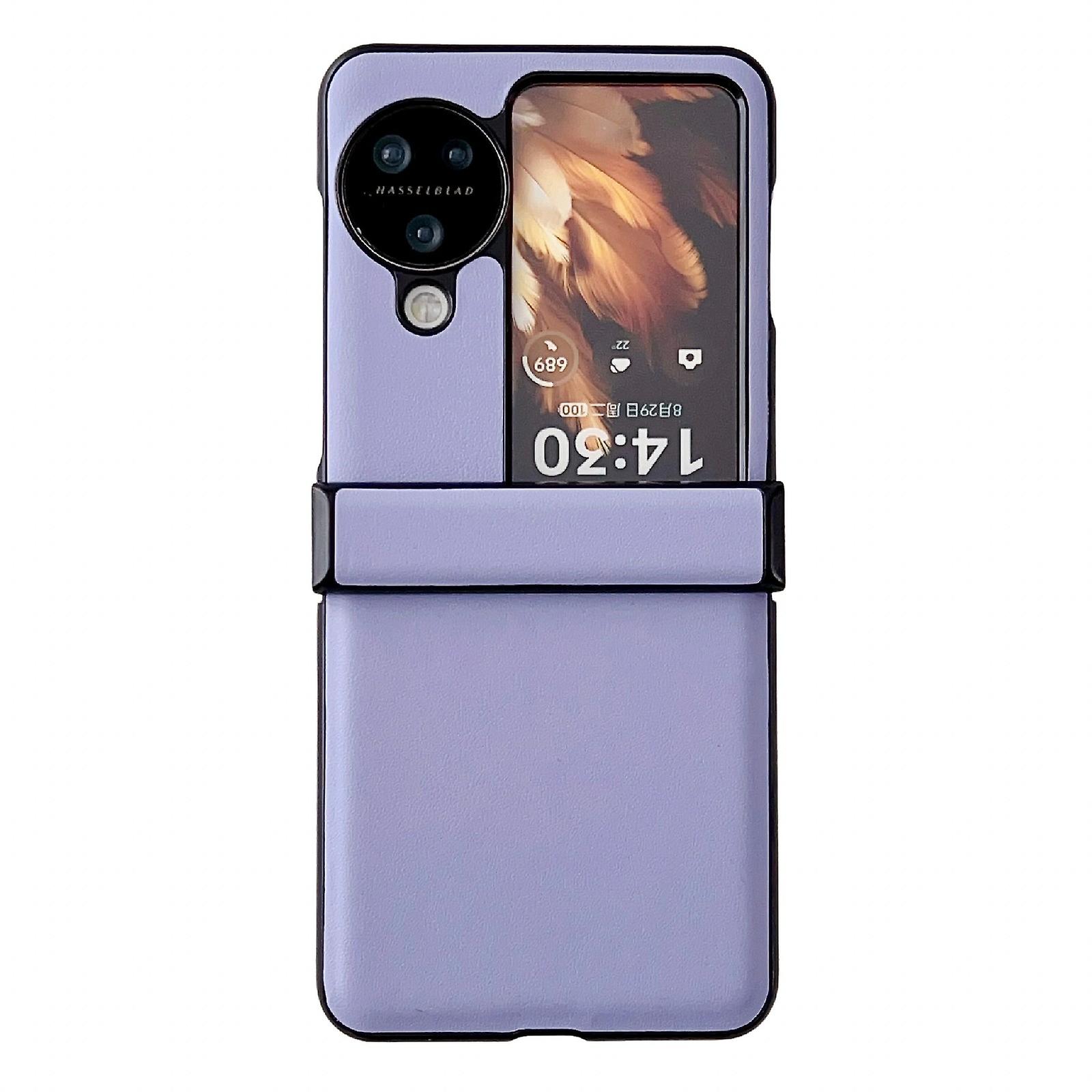Leather Texture Three-piece Phone Case For OPPO Find N3 Flip
