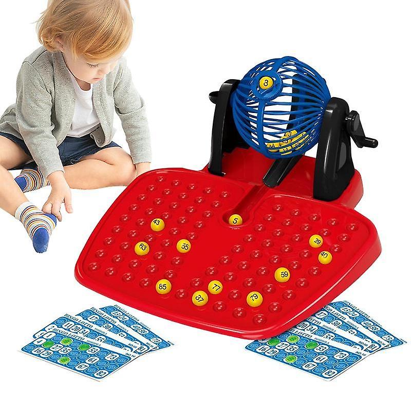 Bingo Game Set Reusable Professional Bingo Ball Lottery Machine Set Interactive Parent Child Game For Kids Family Party Games