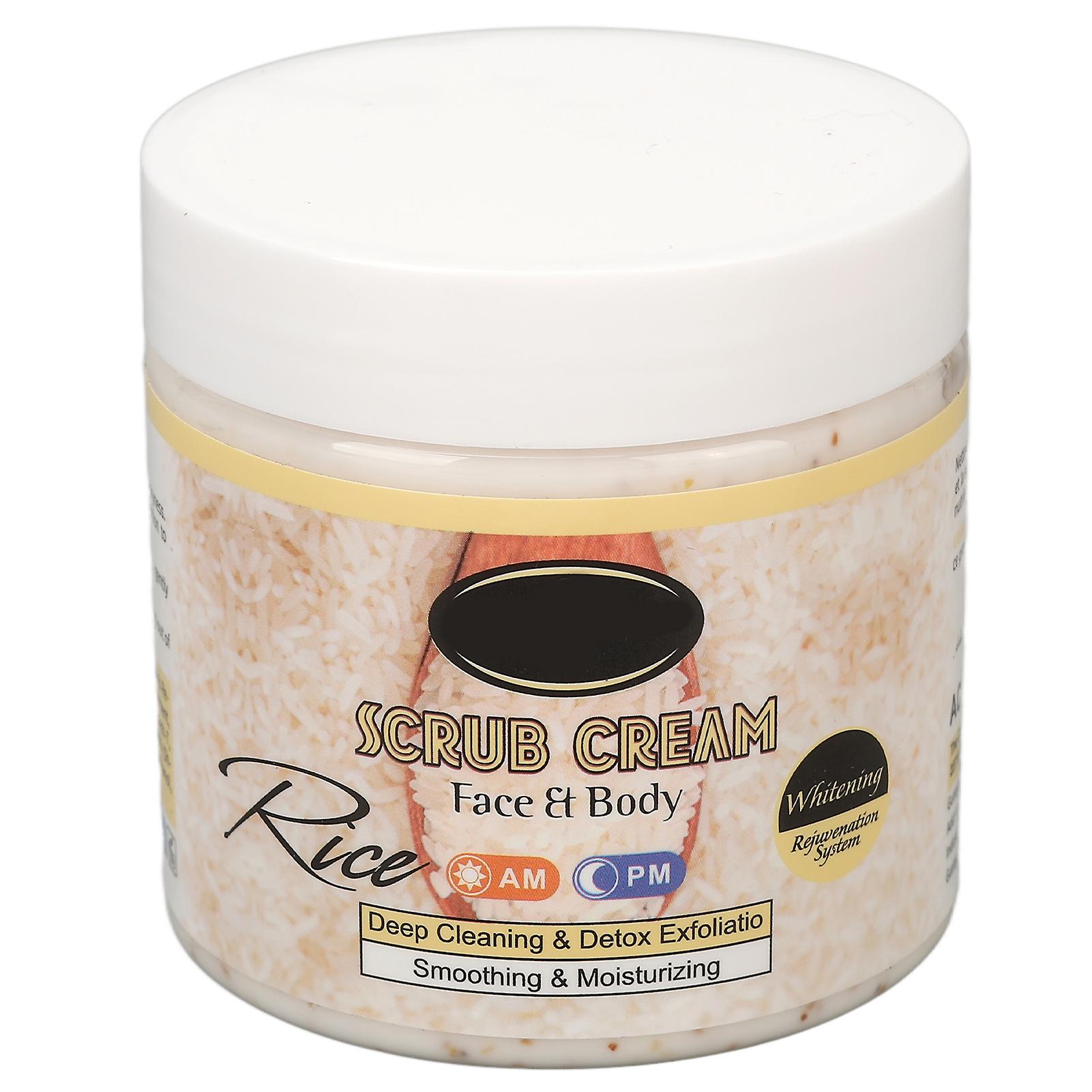 Body Scrub Cream 200ml, Deep Cleansing, Smoothing, Exfoliating, Detoxifying & Moisturizing