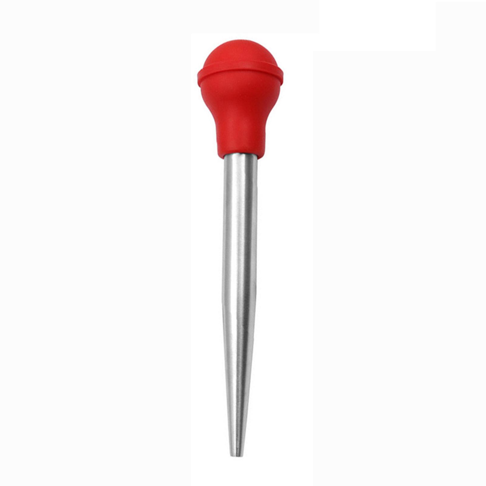 Food Grade Turkeys Baster Kit with Bristling Brush Large Capacity Meat Marinade Injectors for Cooking Baking