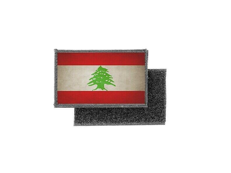 Patch ecusson prints vintage flag lebanon badge