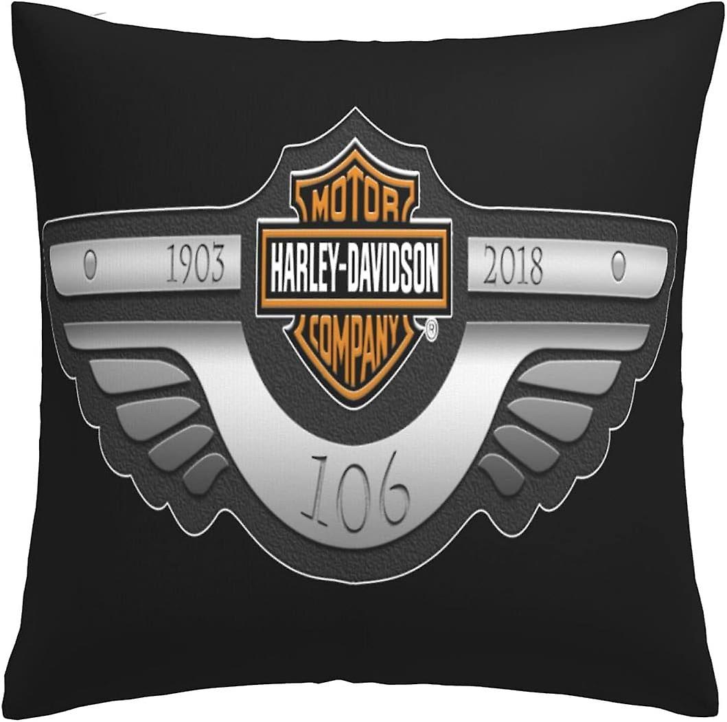 Ρίξτε καλύμματα μαξιλαριών Harley Davidson Ζεστό και μαλακό κάλυμμα μαξιλαριών για διακοσμητικές μαξιλαροθήκες στον καναπέ κρεβατιού Μαξιλάρι εξωτερικού χώρου (H-309)