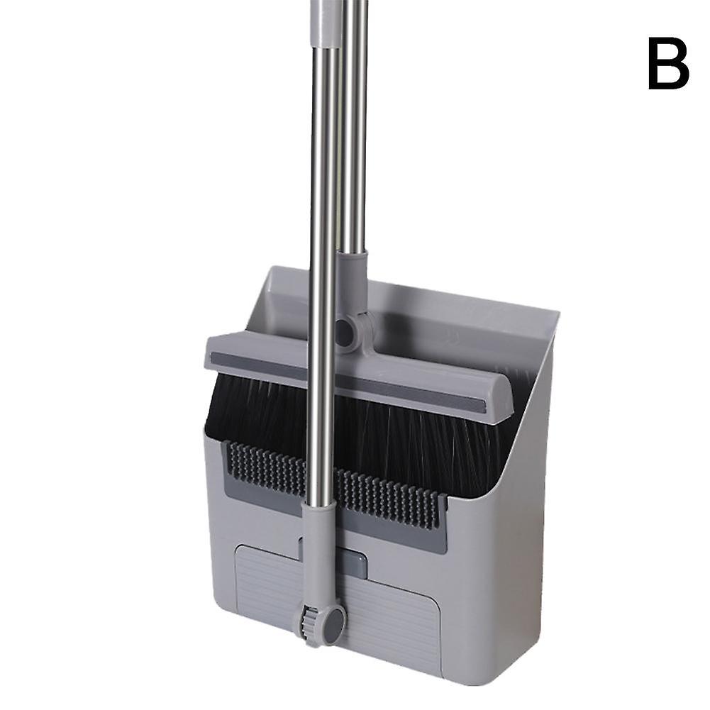 Multi-function Broom Hickened Broom Dustpan Floor Brush Set Indoor