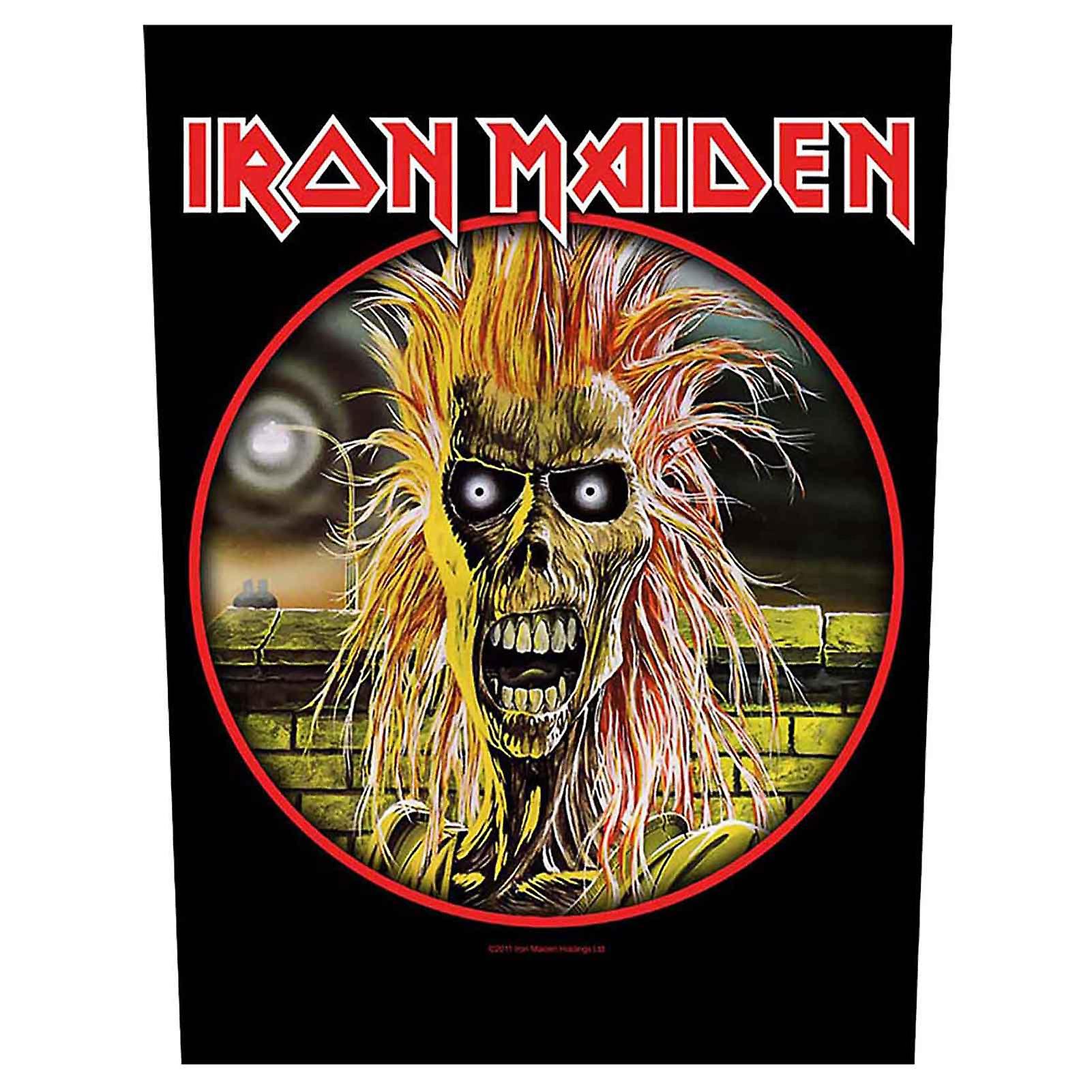 Iron Maiden Eddie Band Logo Back Patch