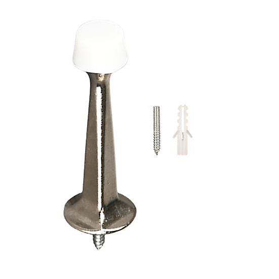 Door Stopper with Soft Rubber Tip High Strength Rustproof Corrosion Resistant Heavy Duty Solid Rigid Door Stopper
