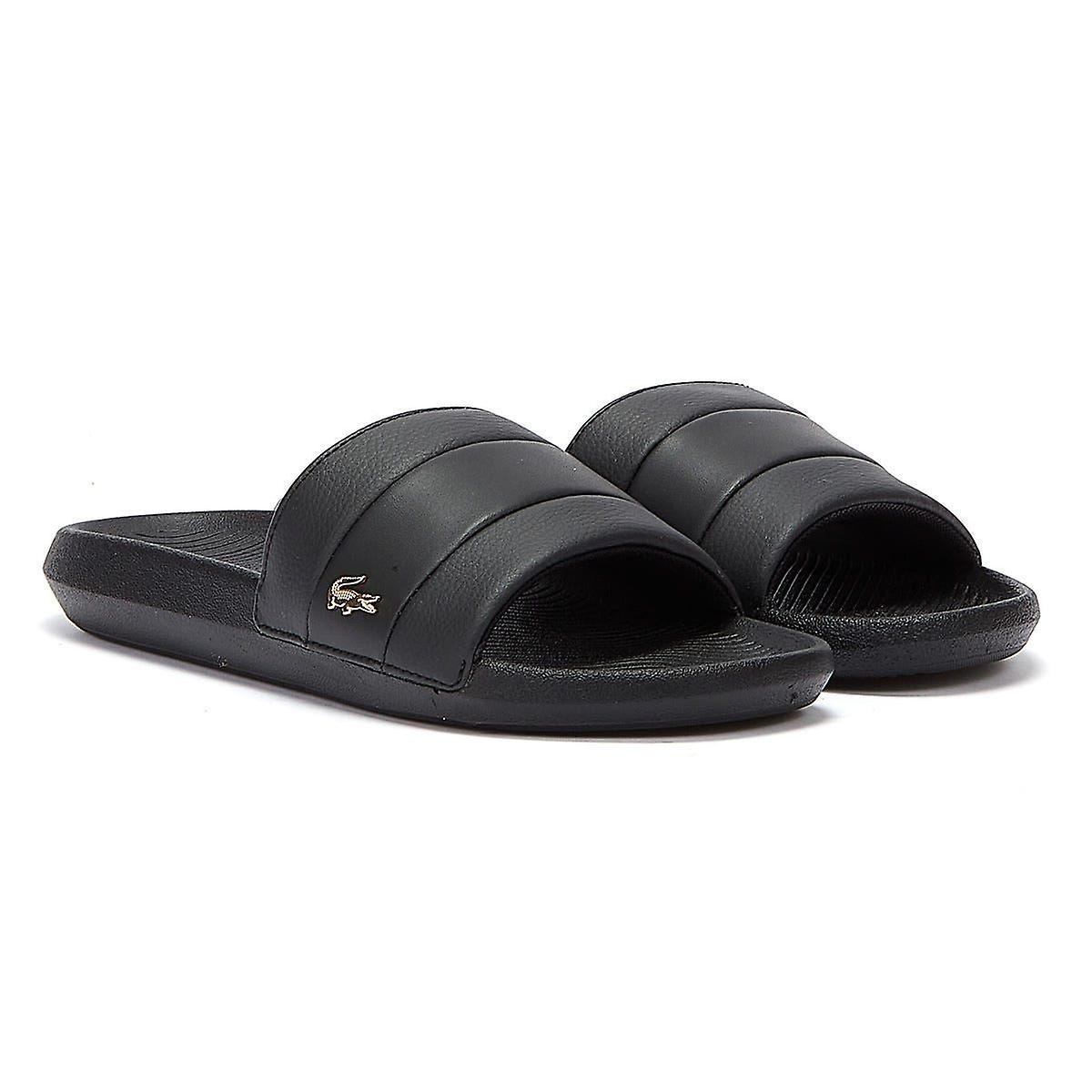 Lacoste Croco Slide 120 3 Mens Black Slides