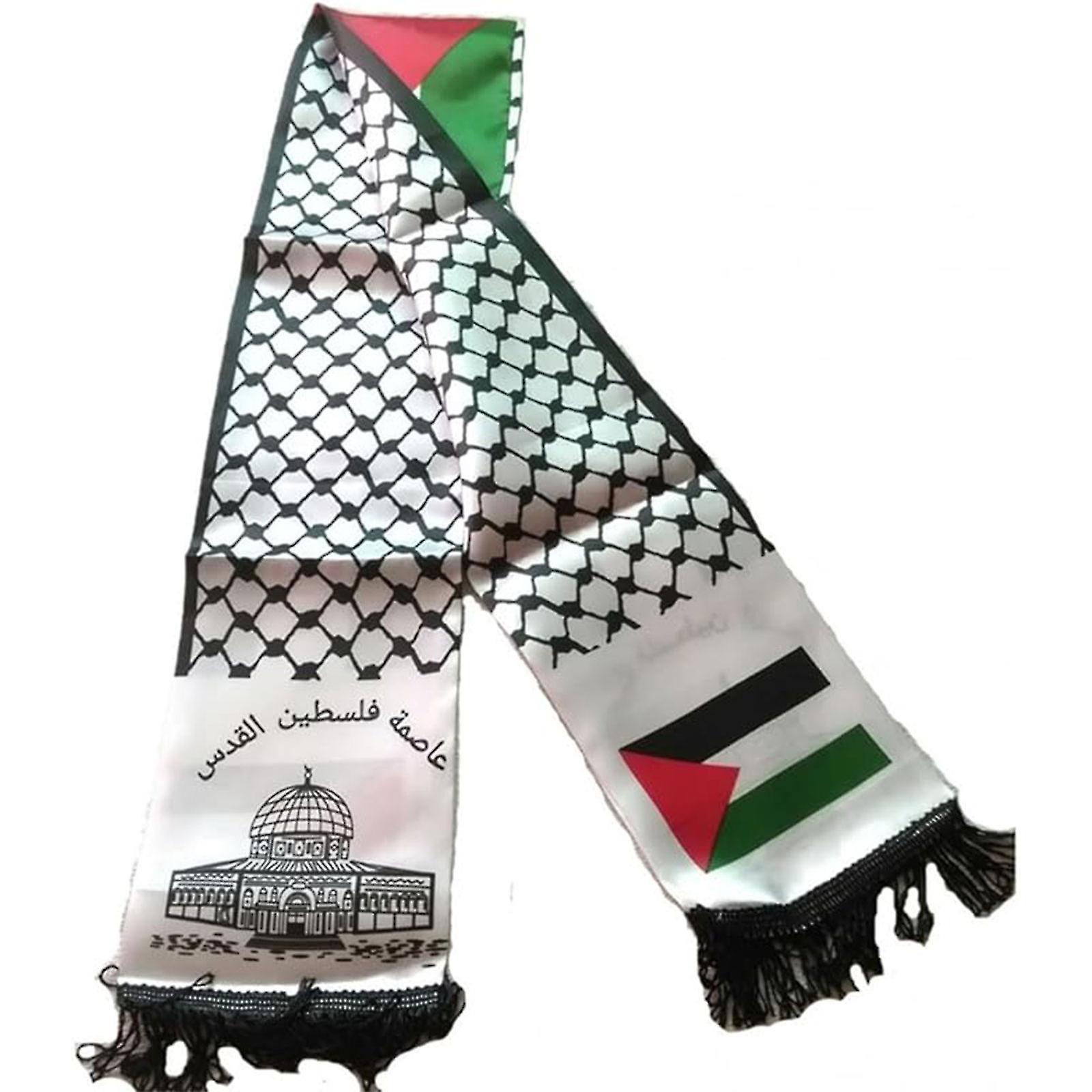 DRAPEAU PALESTINE 150x90cm - DRAPEAU PALESTINIEN 90 X 150 Cm - Foto 4