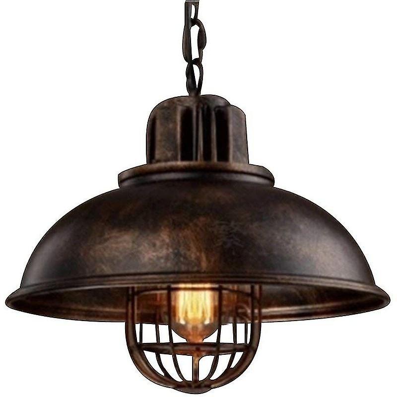 Chandelier Chandelier Metal Shade Loft Style Retro Industrial Chandelier Chandelier E27, Rust