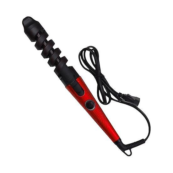 Electric Curling Iron Frizz-Free Fast Heating Portable Hair Curler Automatic Egg Roll Wavy Hair Curling Wand Women Hair Styling Tool (EU Plug)