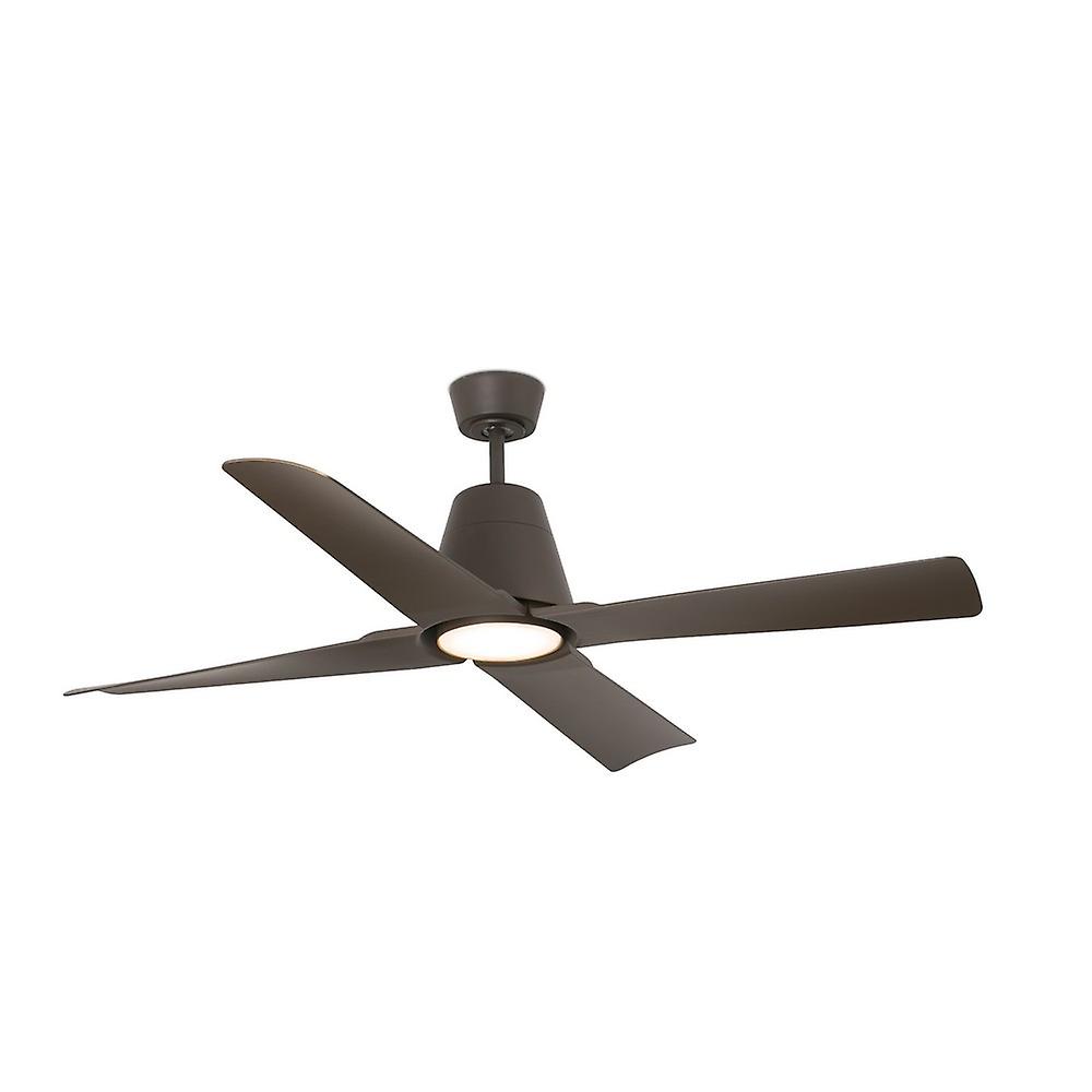 Typhoon LED Brown Ceiling Fan with DC Motor, 3000K