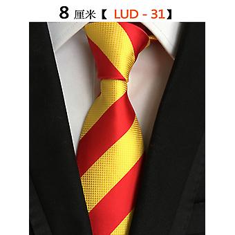68 Colors New 8cm Tie for Man 100% Silk Tie Luxury Striped Flower Business Tie Suit Wedding Tie Party Tie Gift for Men