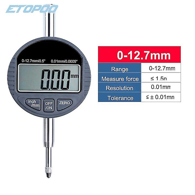 0-12.7 مم / 0-25.4 مم 0.001 مم مؤشر رقمي ميكرومتر إلكتروني ميكرومتر حزام Rs232 رابط البيانات ر