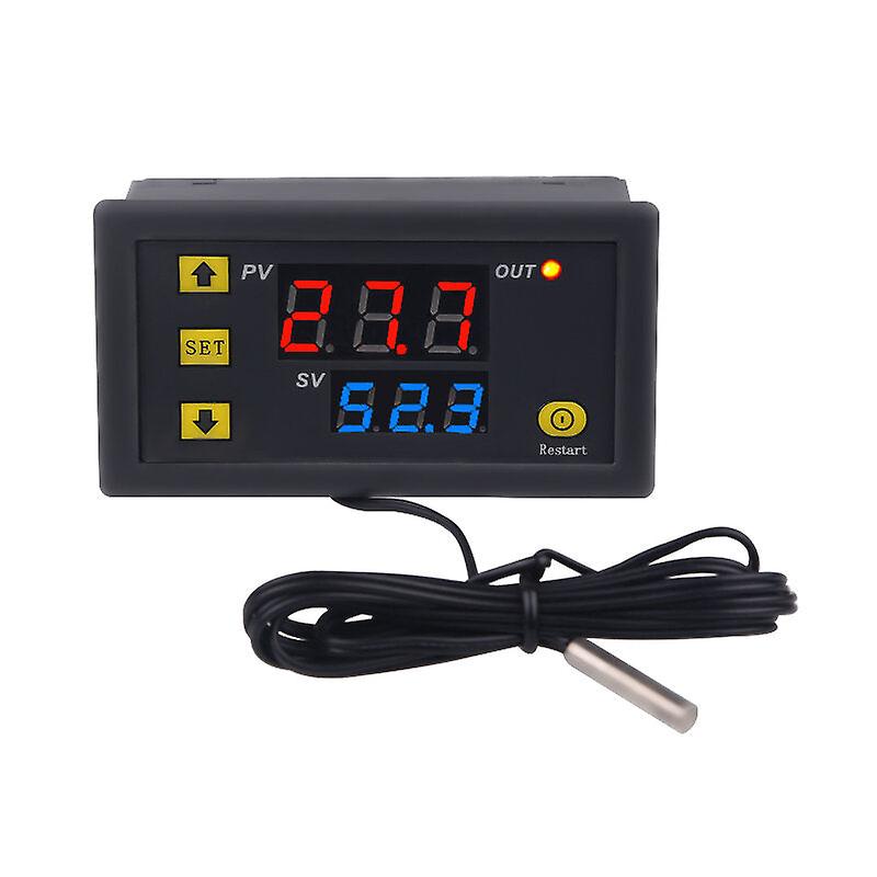 10Pcs Dc12v Temperature Controller Digital Display Thermostat Module Temperature Control Switch Micro Temperature Control Board