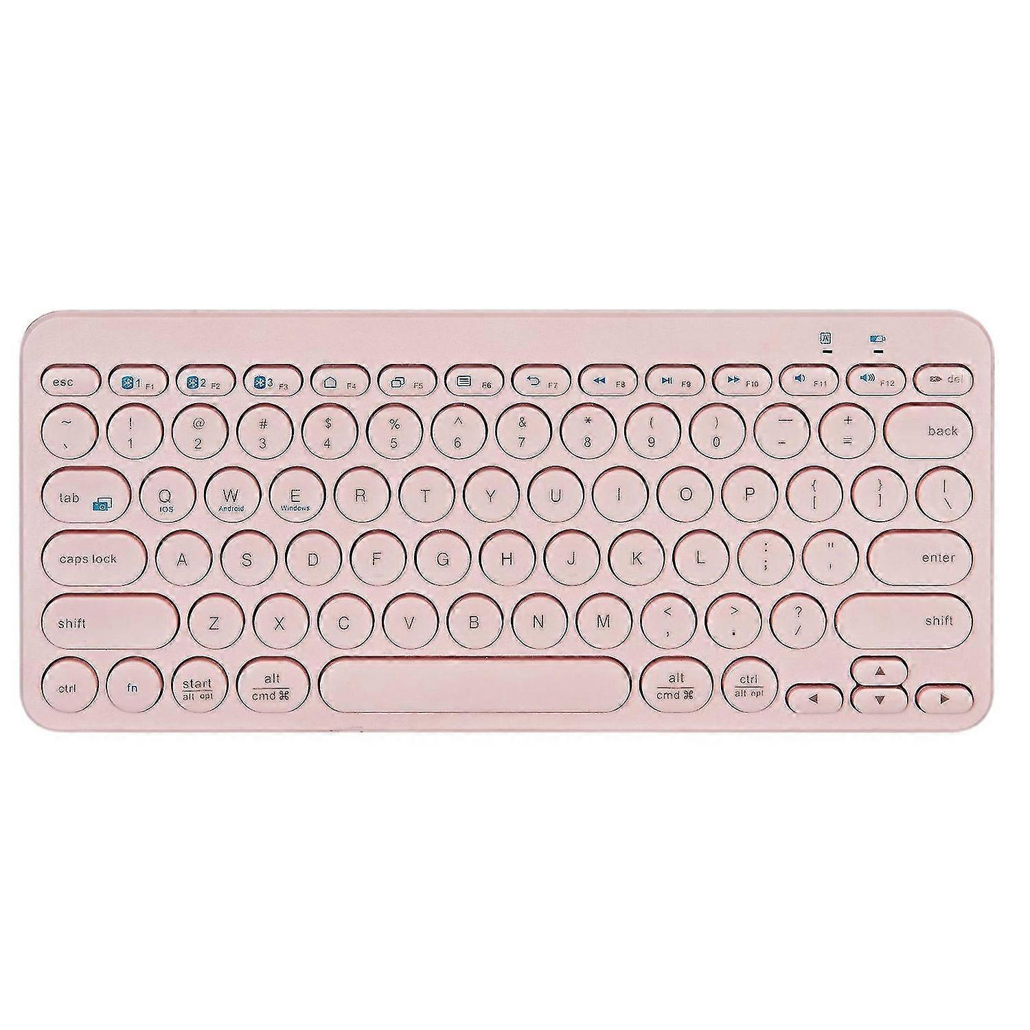 Bluetooth-compatible Keyboard Ultra Thin Mute Power-saving Comfortable Typing Portable Rechargeable 