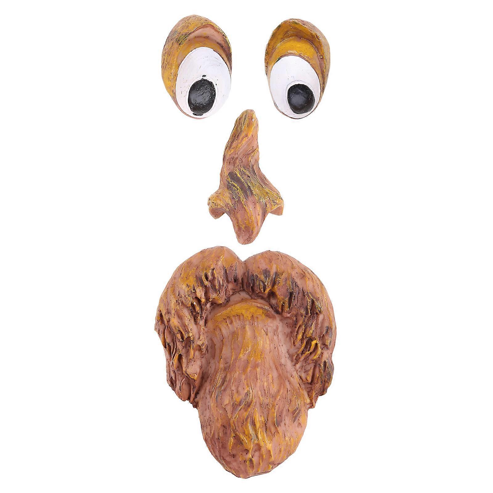 Tree Face Decor Statues Create Fairy Tale Atmosphere for Garden Durable