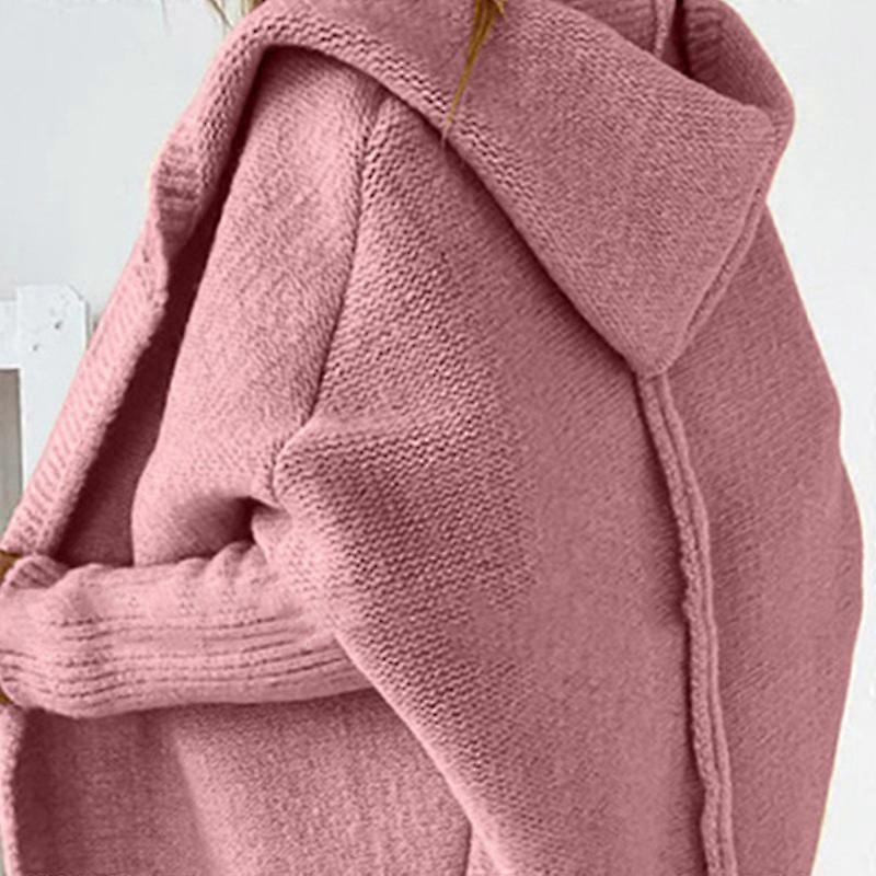 Hooded Knits, Collars, Commuting Bats, Soft And Loose, Back-paneled Sweater