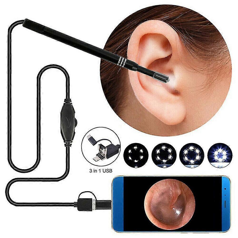3-in-1 Usb Led Scope Ear Camera Scope Ear Wax Removal Kit