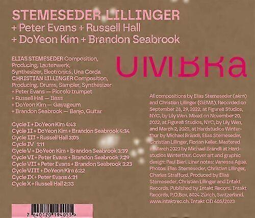 Elias Stemeseder : Stemeseder/Lillinger: Umbra CD (2023)