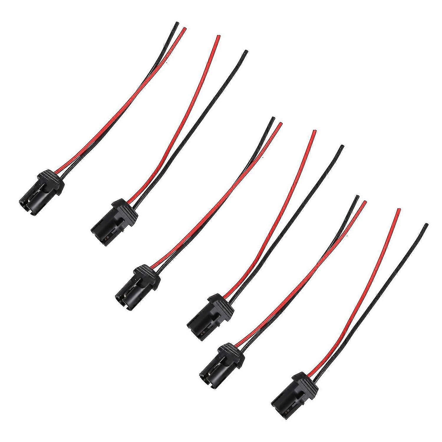 6x T10 W5w Auto Light Bulb Socket Lamp Holder Connector Extension